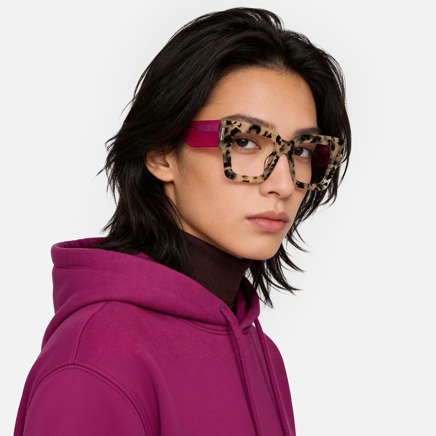 Explore the design story of Vaeda - Unique Two Tone Bold Tortoise Glasses | Vooglam