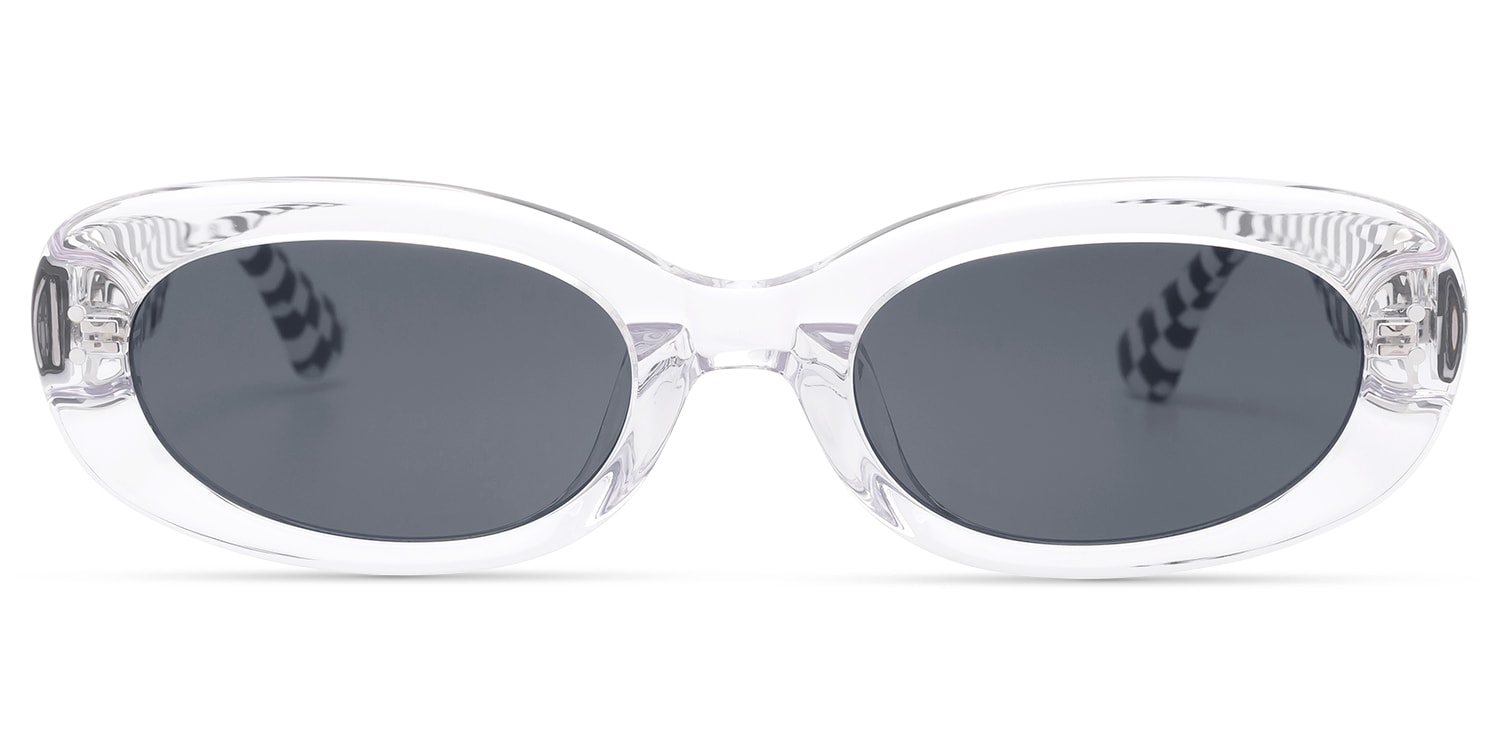TADA - Oval Crystal Sunglasses - 1