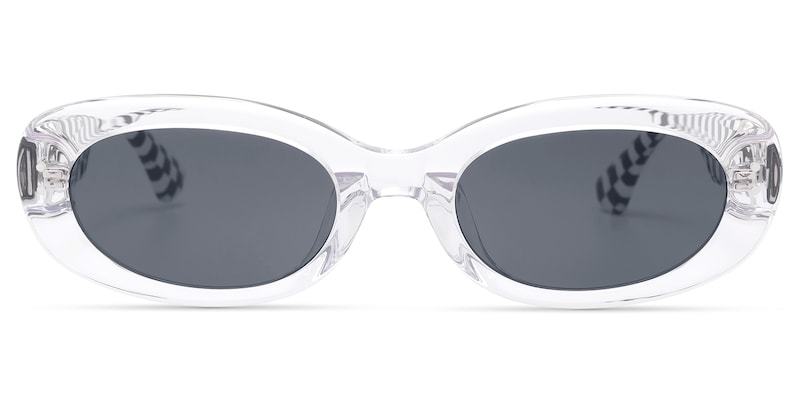 TADA - Oval Crystal Sunglasses