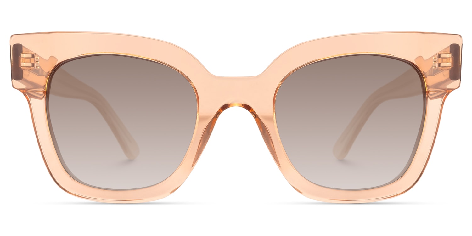 Vanguard - Square Champagne Sunglasses - 1