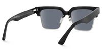 Nathifa - Browline Black Sunglasses | Vooglam Side View