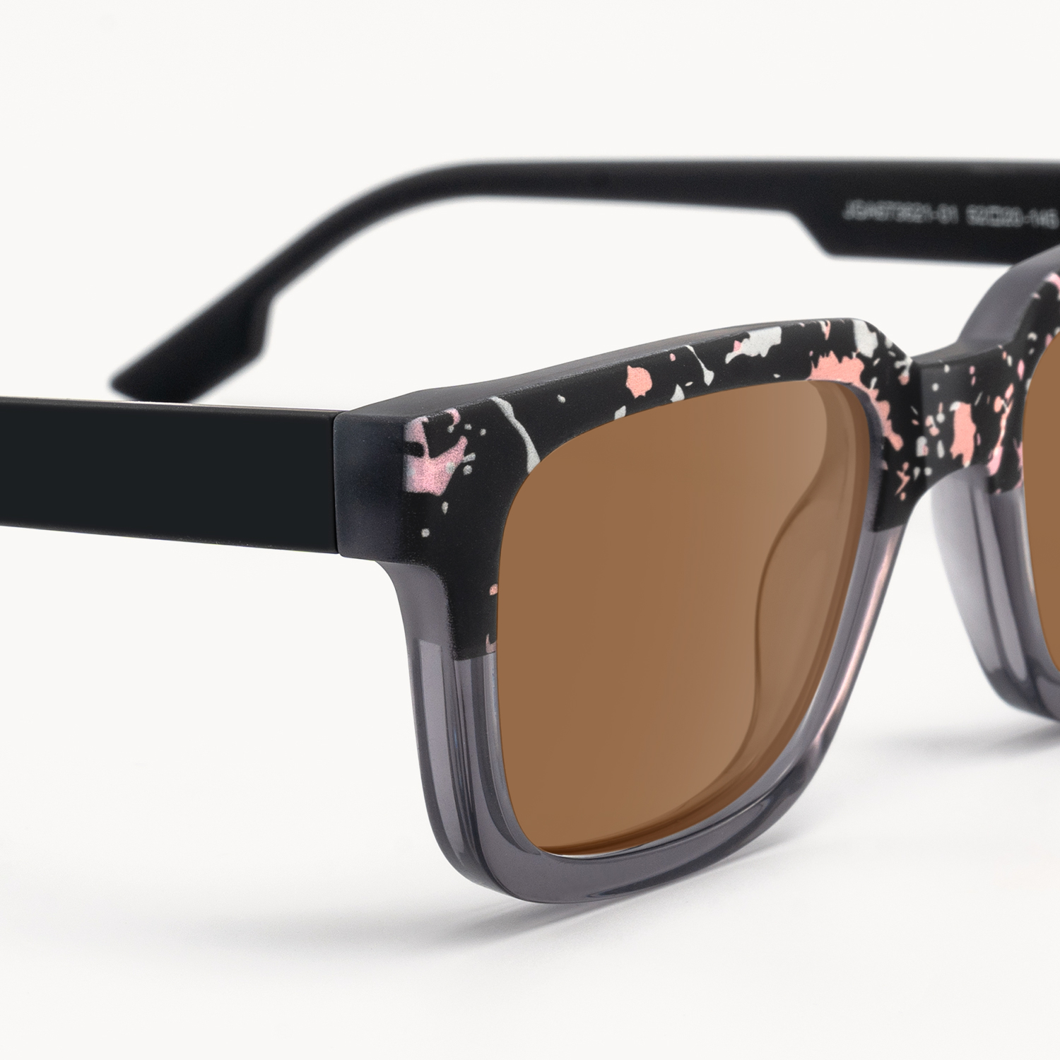 Strobe - Rectangle Two-tone Sunglasses - 4