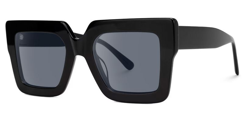 Charisse - Square Black Sunglasses