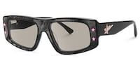 Maeva - Rectangle Black Sunglasses - 3
