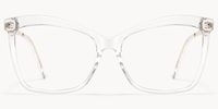 Libby Crystal Clear Distinctive Full-Frame Glasses - 2