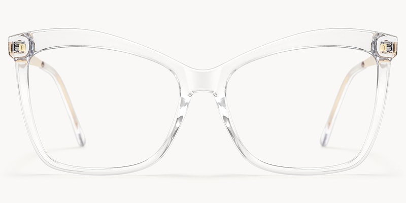 Libby Crystal Clear Distinctive Full-Frame Glasses