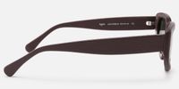 CruzHide - Geometric Brown Sunglasses | Vooglam Side View