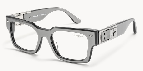 The Programmer - Rectangle Silver Eyeglasses
