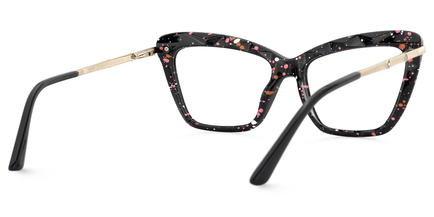 Annie - Rectangle Black Eyeglasses