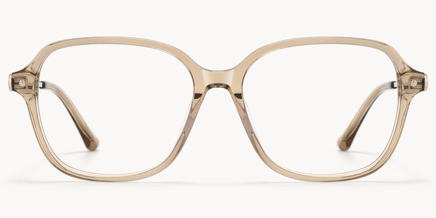 Odyssey - Square Brown Eyeglasses - 1