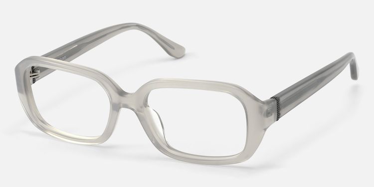 Mies - Translucent Silver Glasses with Screw Deco | Vooglam