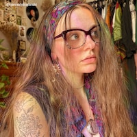 Shane - Cat eye Two-tone Eyeglasses - 6