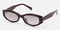 Vesper - Geometric Red Sunglasses | Vooglam Front View