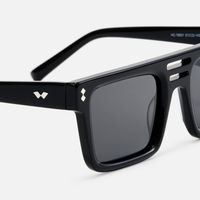Ryan - Aviator Black Sunglasses | Vooglam Design Details