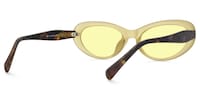 Phantom - Oval Yellow Sunglasses - 3
