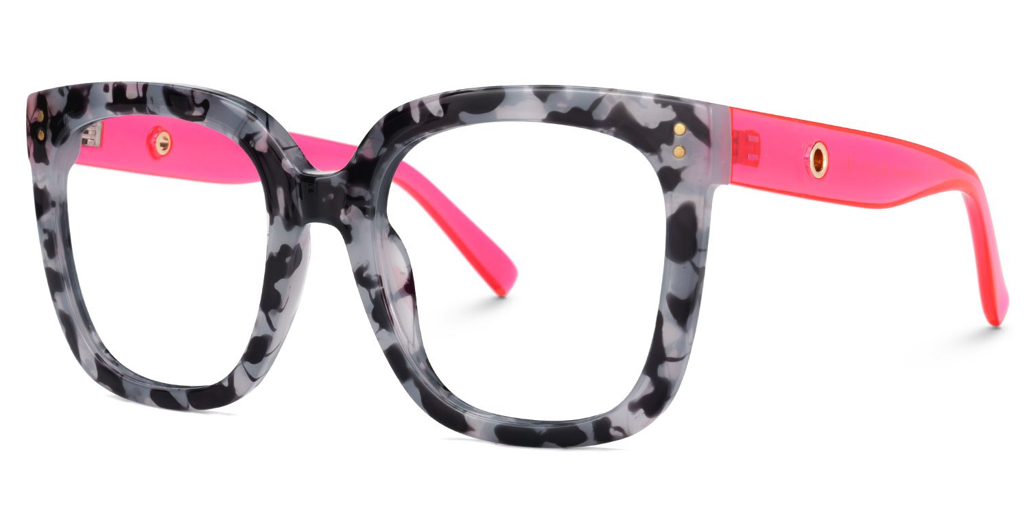Ellema - Square Tortoise Eyeglasses | Vooglam Front View