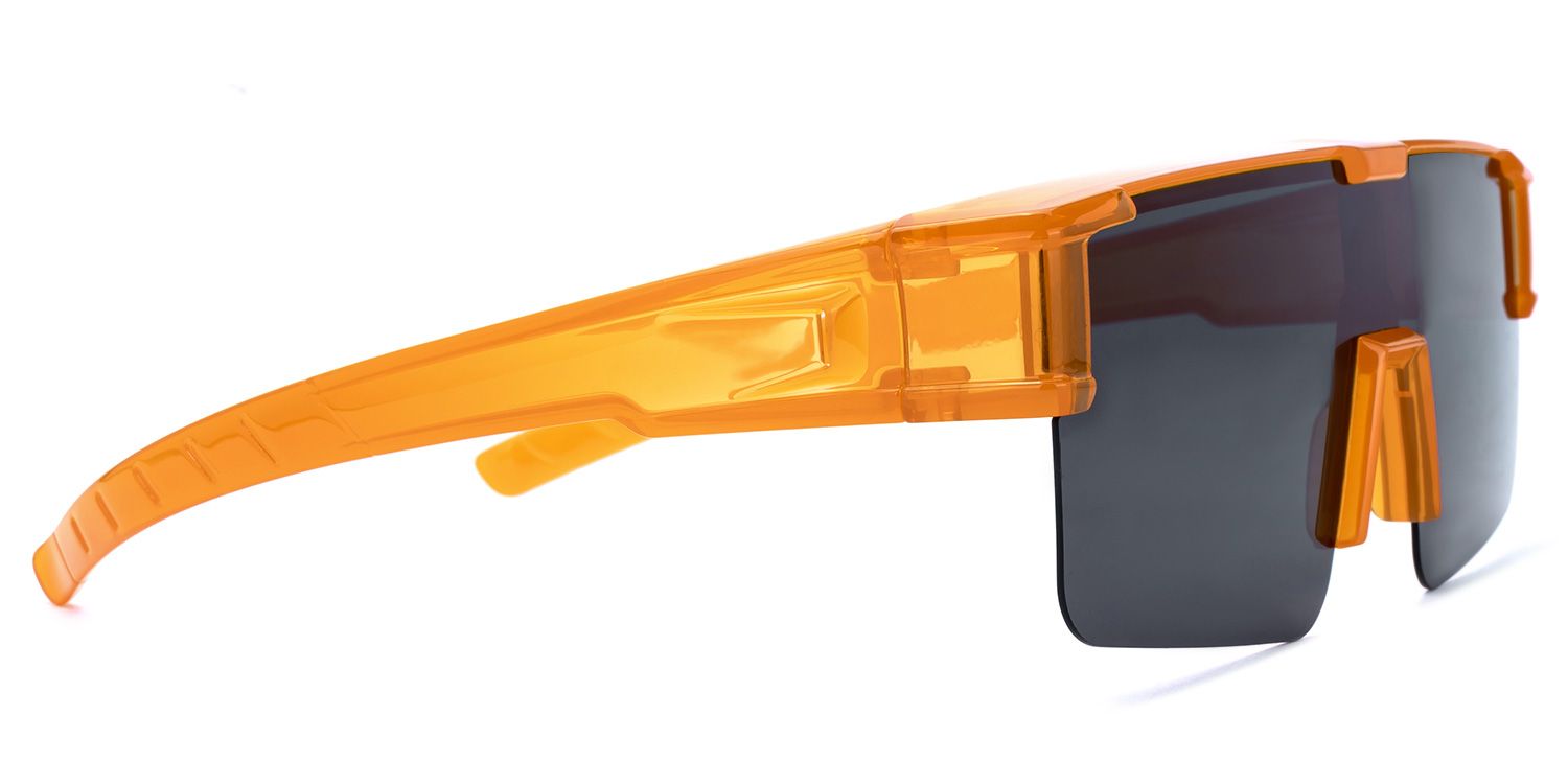 Nadim - Aviator Orange Fit Over Sunglasses | Vooglam 4
