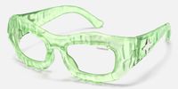The Geologist - Geometric Green Eyeglasses