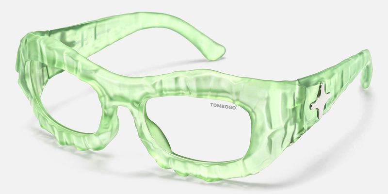 The Geologist - Geometric Green Eyeglasses