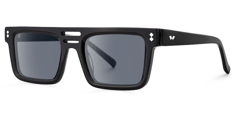 Ryan - Aviator Black Sunglasses
