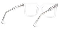 Nadie - Square Crystal Eyeglasses | Vooglam Side View