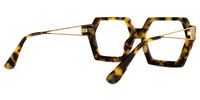 Eachna - Geometric Tortoise Eyeglasses | Vooglam Side View