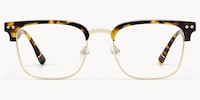 Preppy - Rectangle Tortoise Eyeglasses - 2