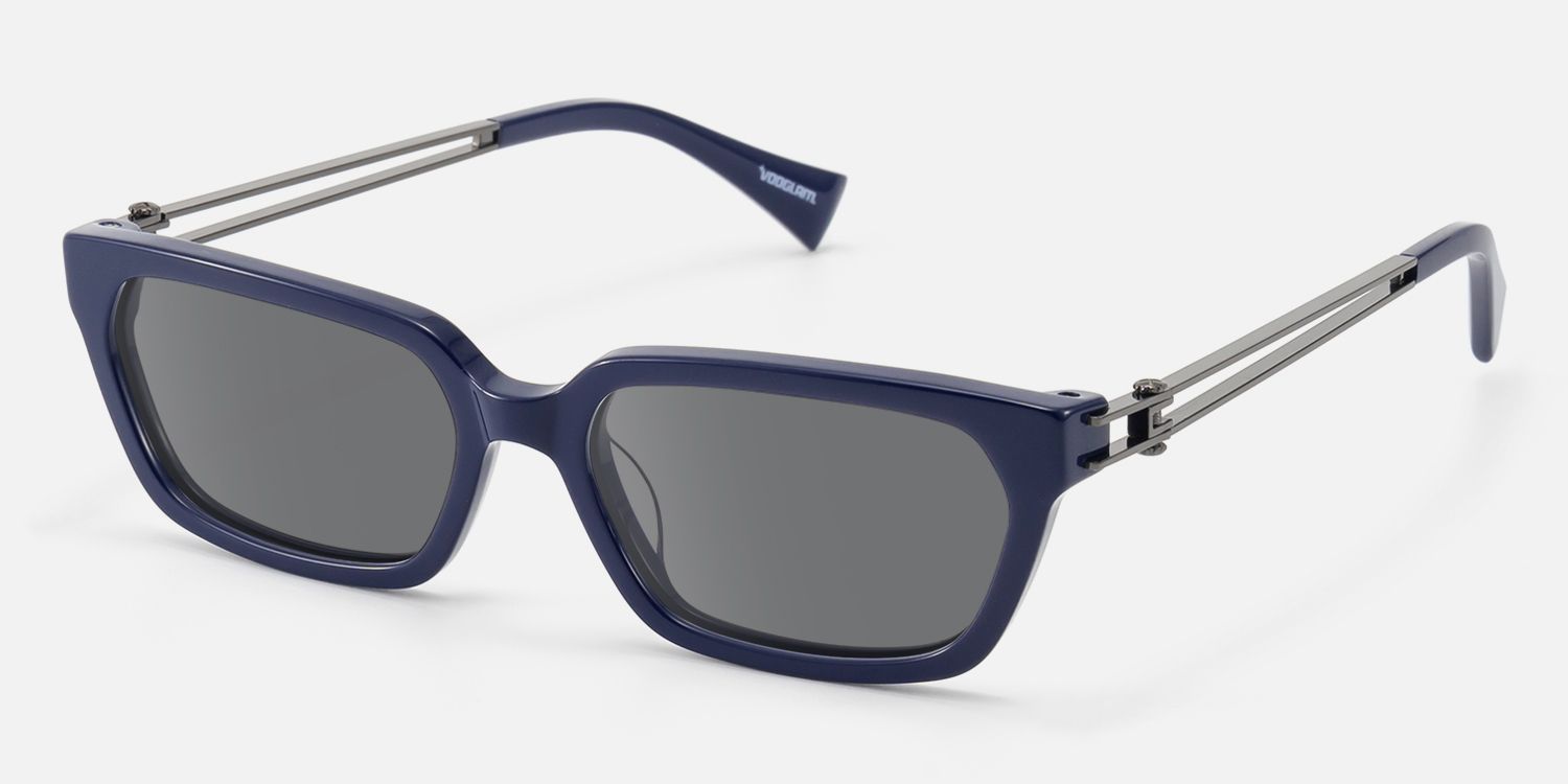 Scarpa - Bold Blue Double Wire Sunglasses | Vooglam Front View