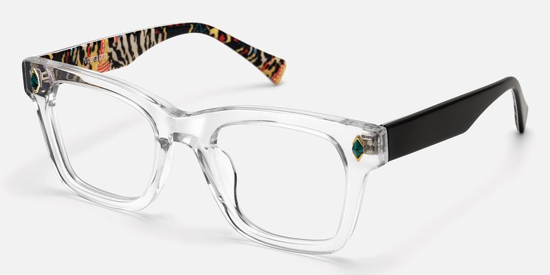 Adinkra - Square Transparent Eyeglasses