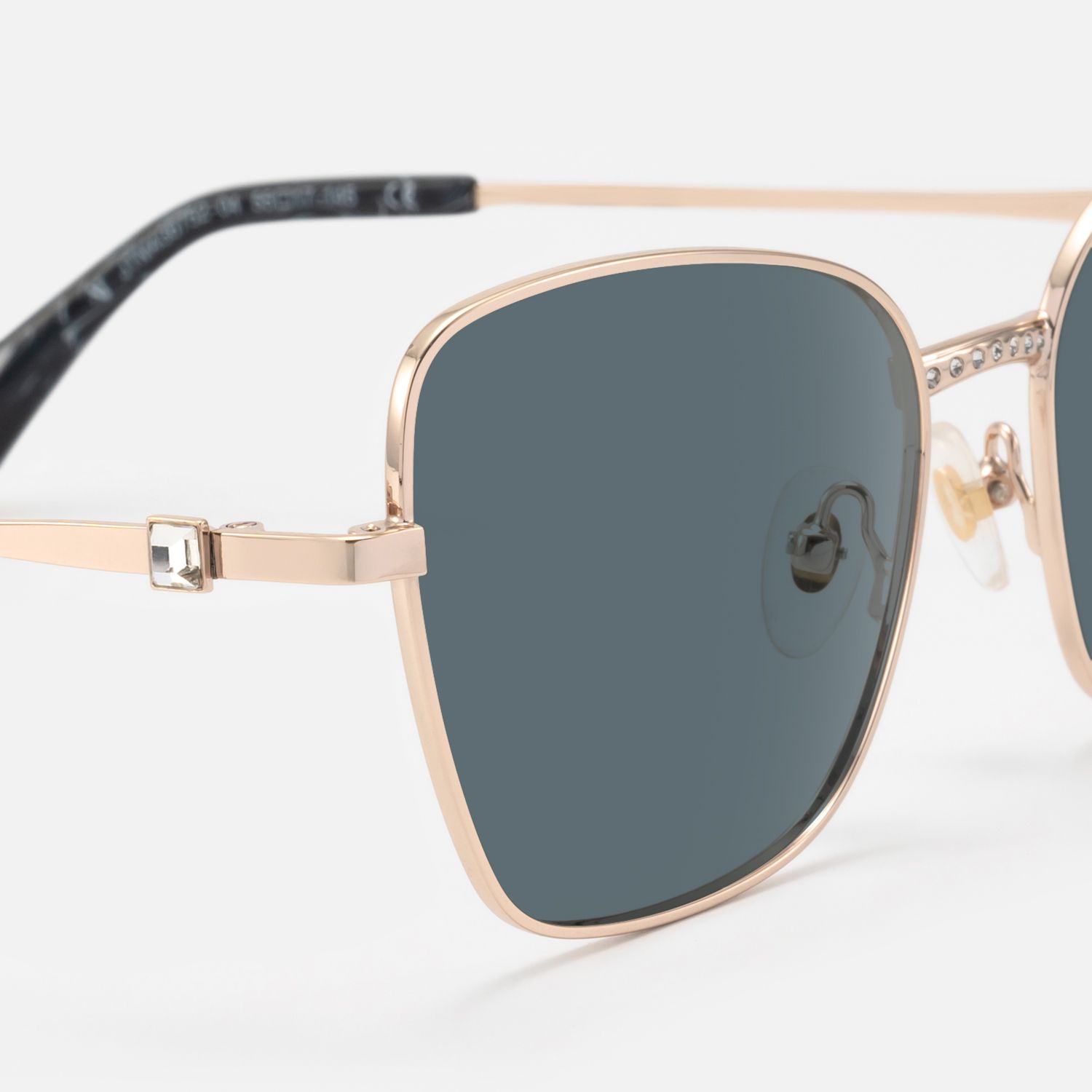Meadow - Square Rose/Gold Sunglasses product detail 4