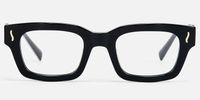 Wave - Cat Eye Black Eyeglasses | Vooglam Angle View