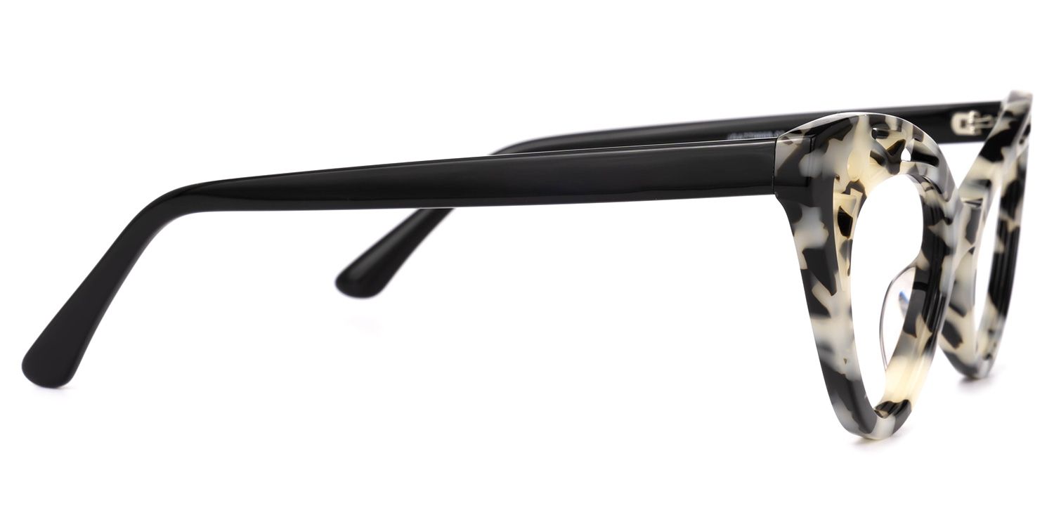 Ilyssa - Cat Eye Tortoise Eyeglasses | Vooglam 4