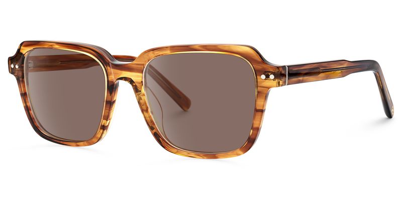 Jafaru - Rectangle Tortoise Sunglasses