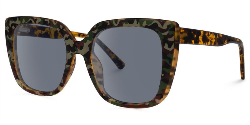 Sargent - Square Pattern Sunglasses