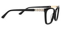 Fidelia - Butterfly Black Eyeglasses | Vooglam 