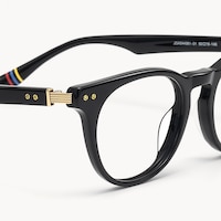 Vintel - Rectangle Black Eyeglasses - 5