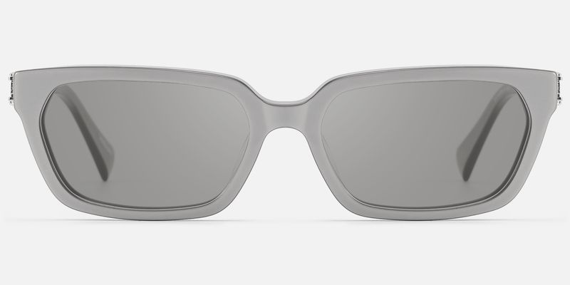 Scarpa - Pearlescent Silver Double Wire Sunglasses | Vooglam