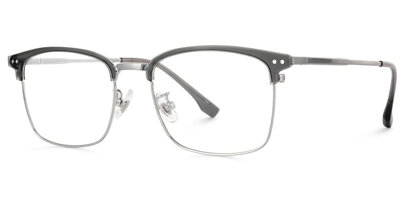 Dial - Browline Grey Eyeglasses
