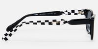 Harena - Cat Eye Black Sunglasses | Vooglam Side View