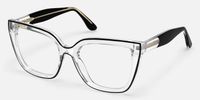 Jessye - Chic Butterfly Crystal Eyeglasses | Vooglam Front View