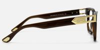Legacy - Rectangle Brown Eyeglasses | Vooglam Side View