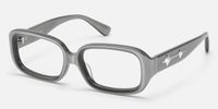 Prism - Rectangle Silver Eyeglasses