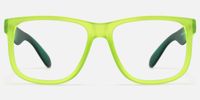 Sync - Rectangle Green Eyeglasses | Vooglam Angle View