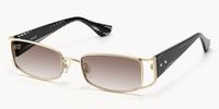 Wren - Rectangle Gold Sunglasses - 2
