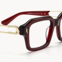 Blindspot - Square Red Eyeglasses - 4