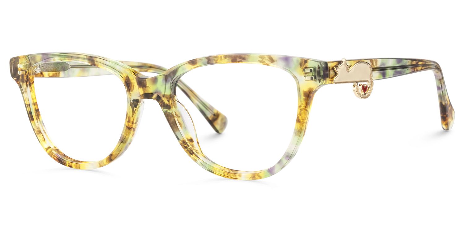 Purrfect - Cat Eye Pattern Eyeglasses | Vooglam Front View
