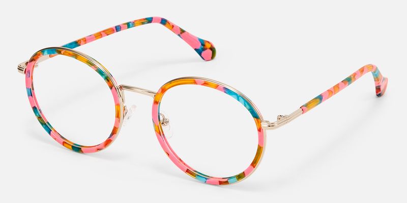 Alma - Round Multicolor Eyeglasses