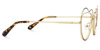 Fidelio - Geometric Tortoise Eyeglasses | Vooglam
