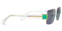 Odelya - Rectangle Multicolor Sunglasses - 4