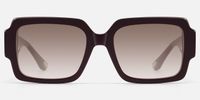 Axis - Burgundy Gradient Tint Sunglasses | Vooglam Angle View